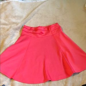 Pink skater skirt